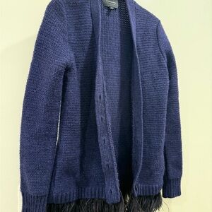 Banana Republic Limited Edition Textured Knit in Navy